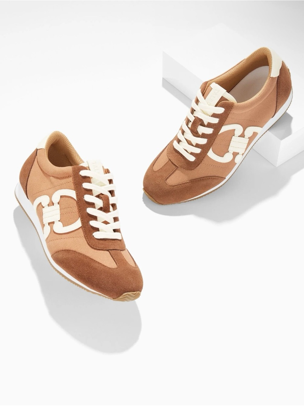Talbots Women Brown and Cream Sneakers- BRAND NEW